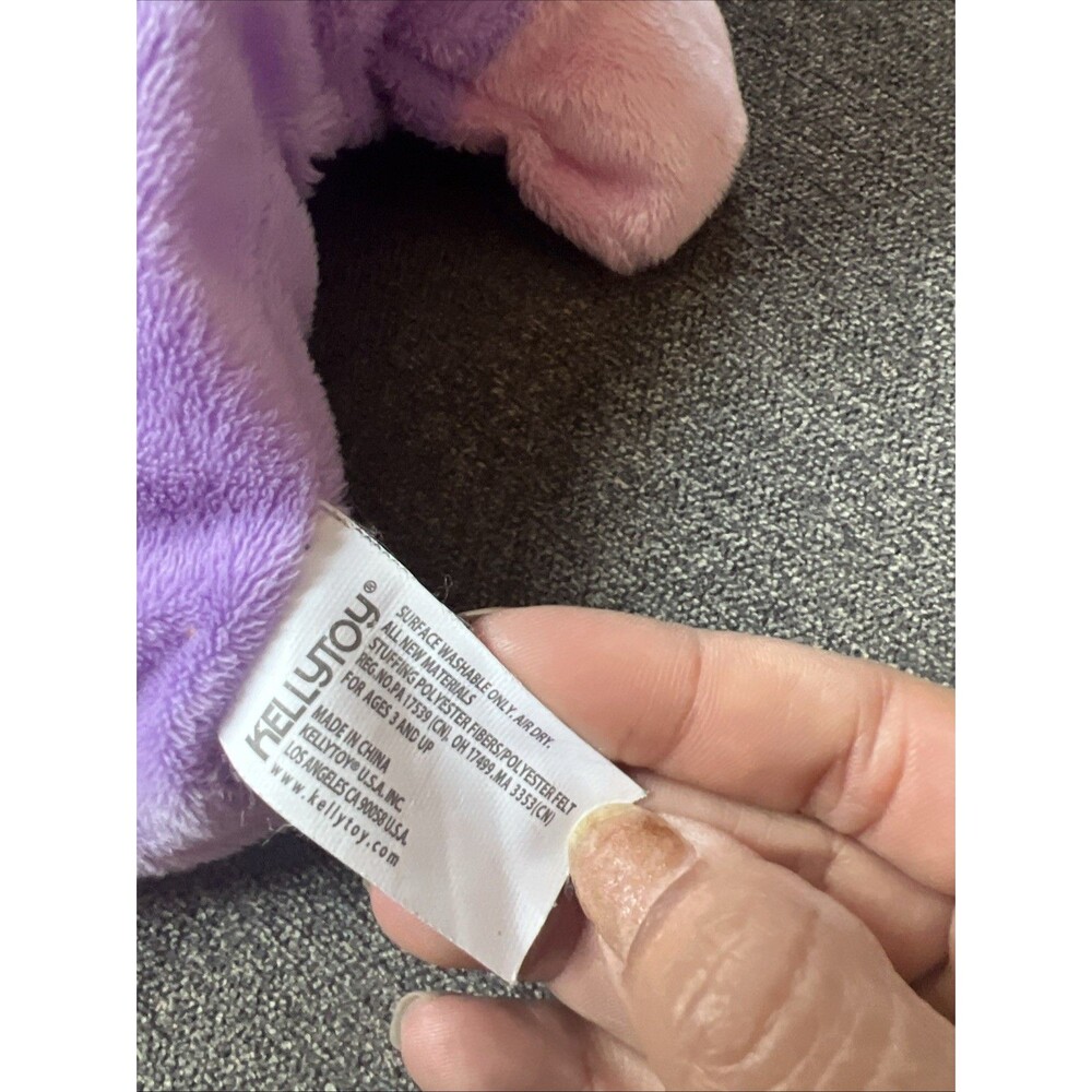 Kelly‎ Toy Purple Unicorn Hand Puppet Plush 10" - Picture 7 of 11